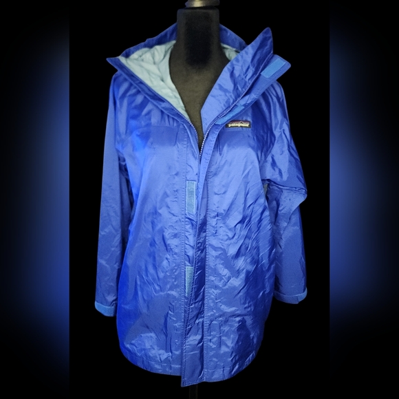 Patagonia Hooded Rain Jacket, Boys Large - Picture 5 of 7